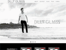 Tablet Screenshot of billygilman.com